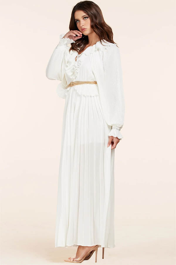 Elegant White Maxi Dress